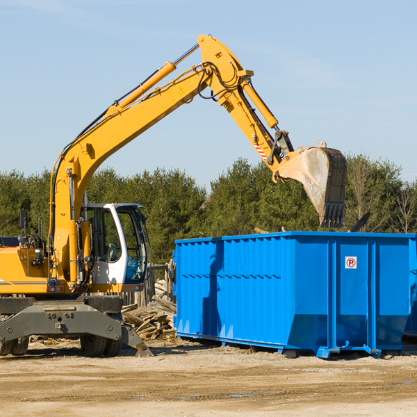 is there a minimum or maximum amount of waste i can put in a residential dumpster in Alex OK